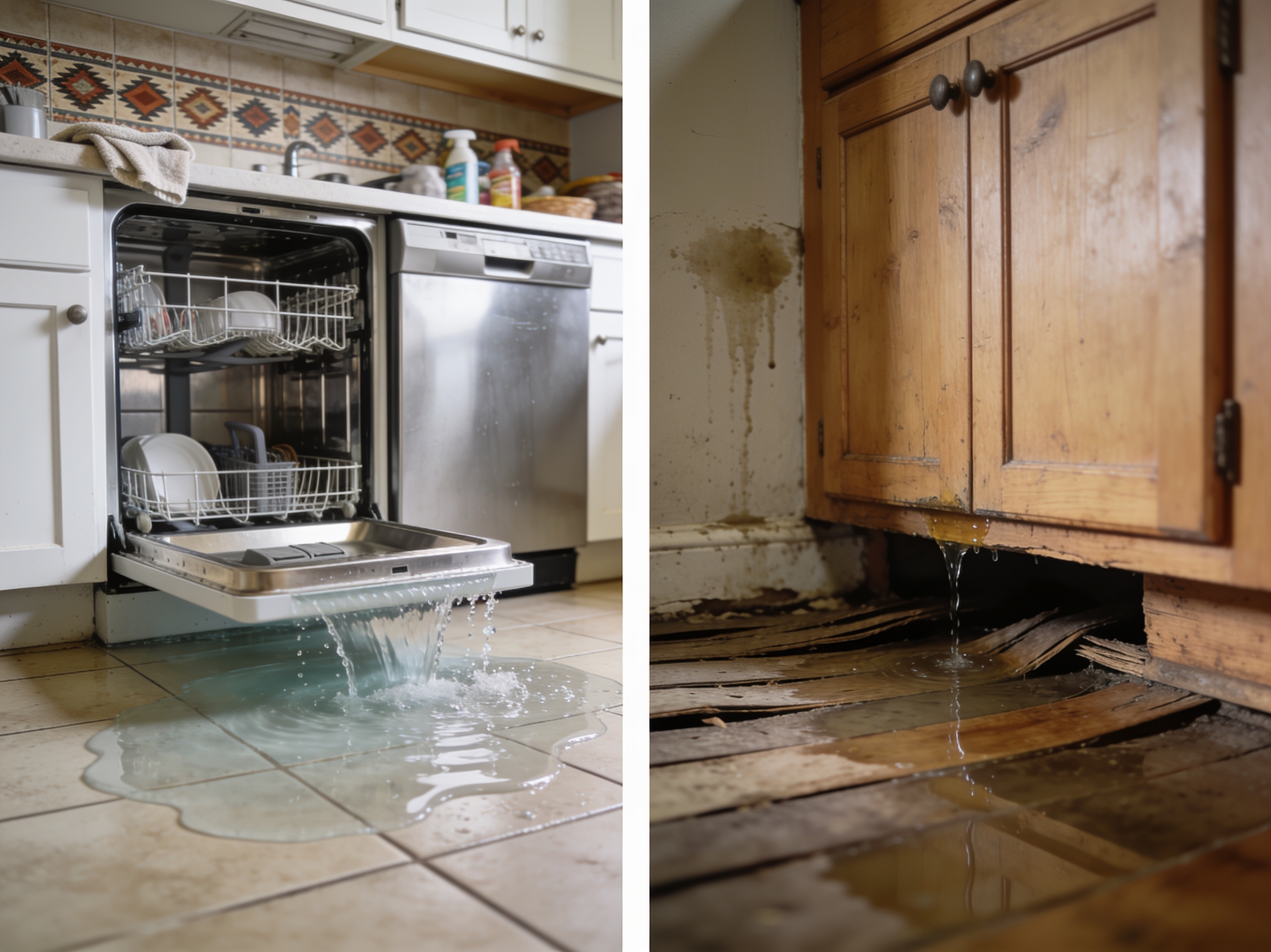 Dishwasher Overflow vs. Slow Leak: Where Hidden Water Can Travel
